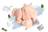 Frozen Chicken Breast Cuts Calibrated